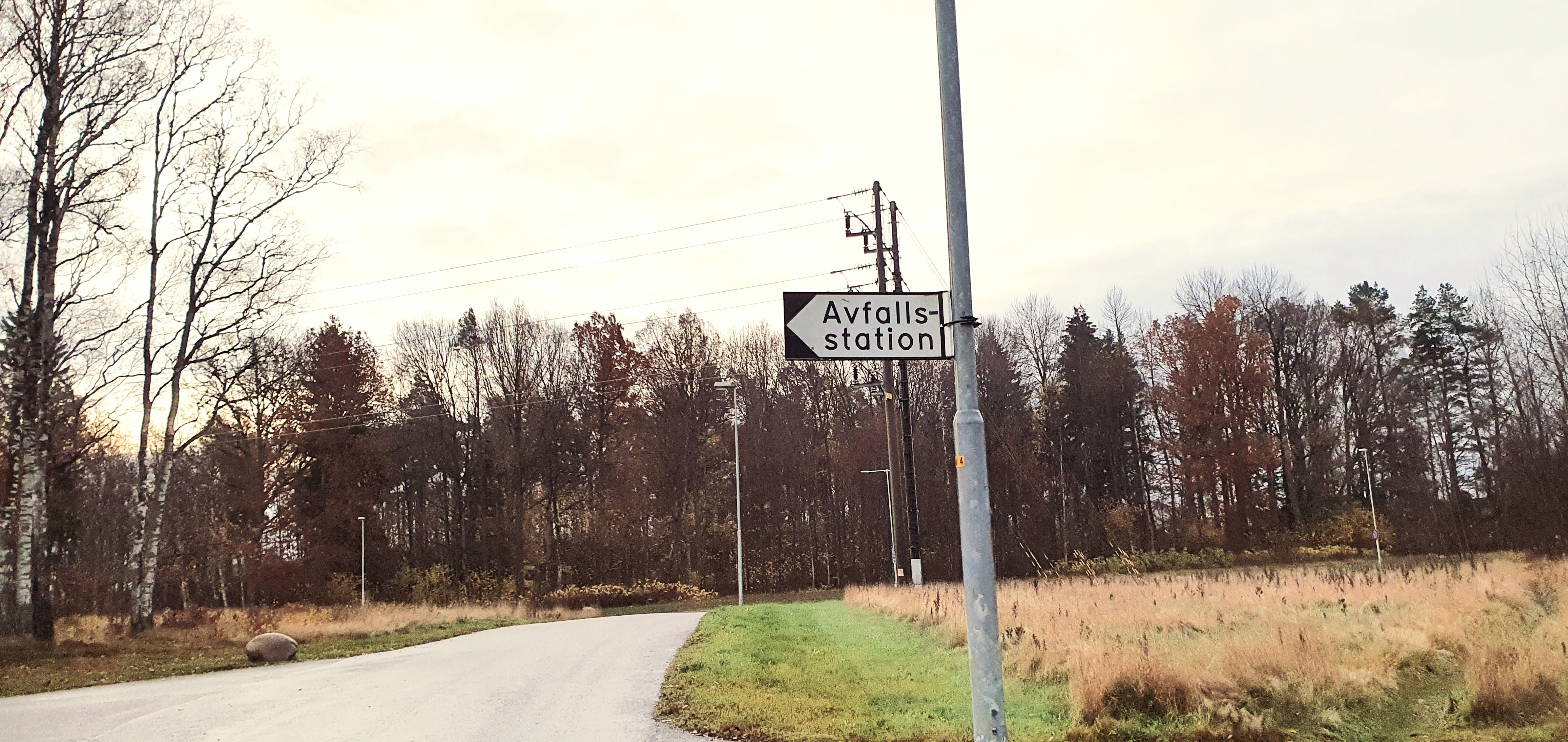 Återvinningsstation i Nossebro