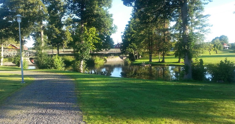 Ån Nossan i södra delen av Essunga kommun